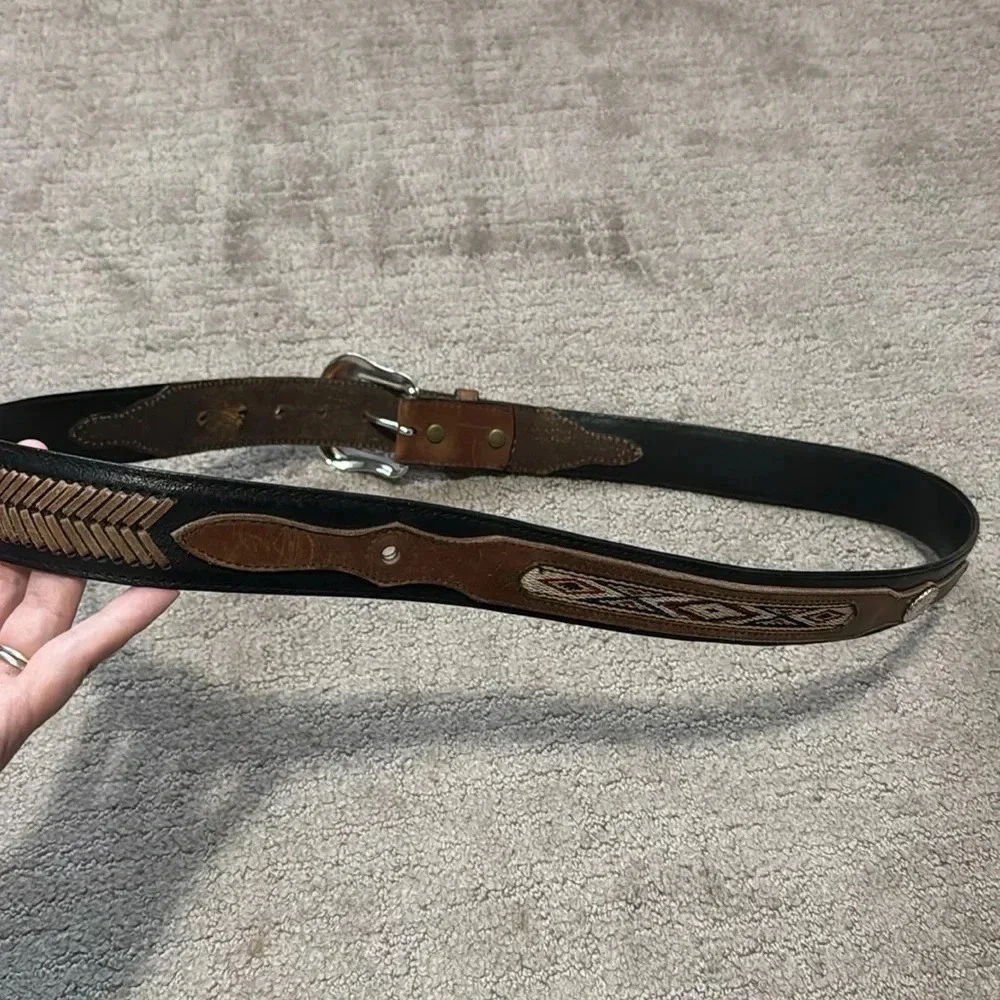 Nocona Belt Co Genuine Leather Belt, size 44. - Picture 5 of 10